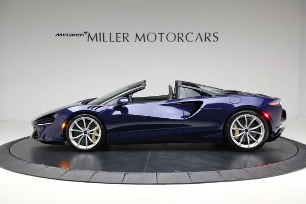 New 2025 McLaren Artura Spider TechLux for sale $327,158 at Bugatti of Greenwich in Greenwich CT 06830 3