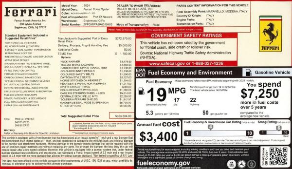 Used 2024 Ferrari Roma Spider for sale $301,900 at Bugatti of Greenwich in Greenwich CT 06830 2