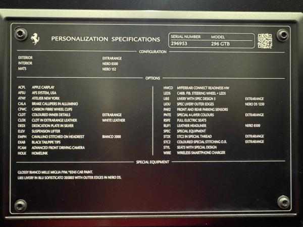 Used 2023 Ferrari 296 GTB for sale Call for price at Bugatti of Greenwich in Greenwich CT 06830 25