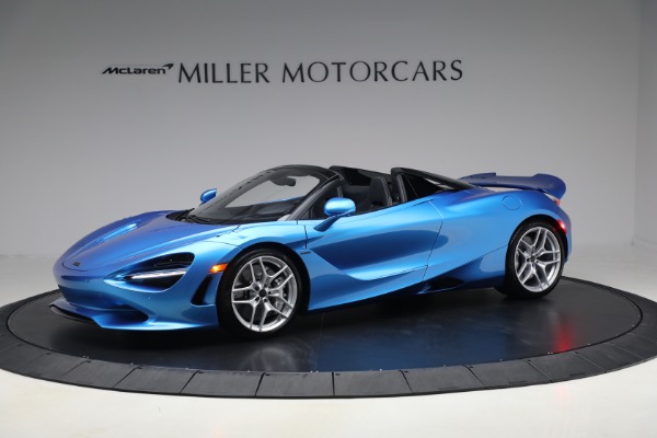 Used 2025 McLaren 750S Spider TechLux for sale Call for price at Bugatti of Greenwich in Greenwich CT 06830 3