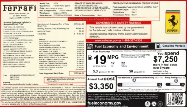 Used 2025 Ferrari Roma Spider for sale $337,900 at Bugatti of Greenwich in Greenwich CT 06830 2