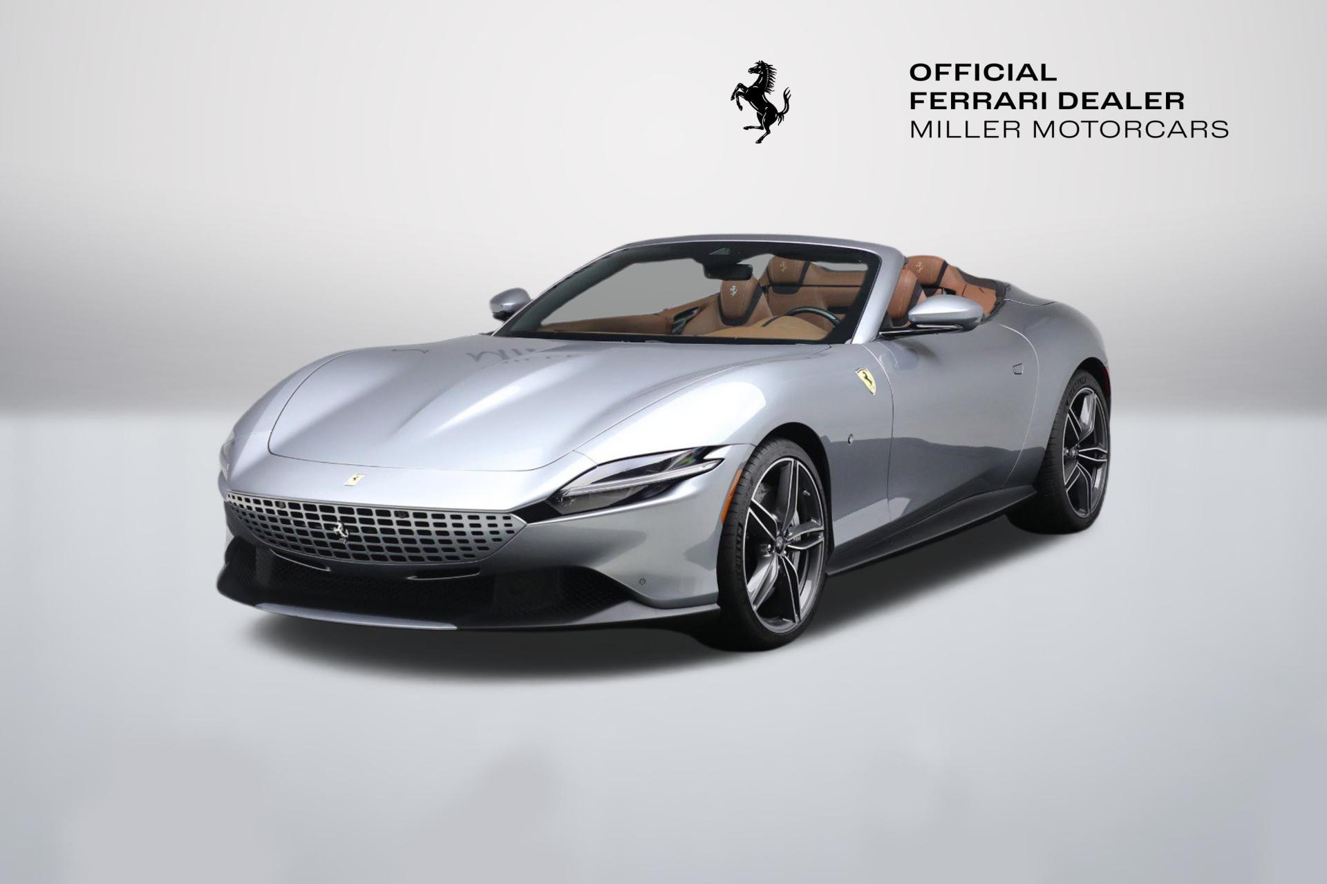 Used 2025 Ferrari Roma Spider for sale $335,900 at Bugatti of Greenwich in Greenwich CT 06830 1