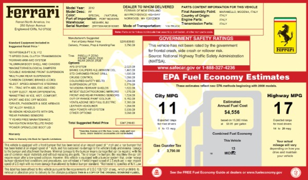 Used 2012 Ferrari FF for sale Sold at Bugatti of Greenwich in Greenwich CT 06830 2