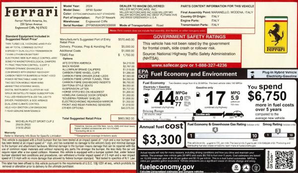 Used 2024 Ferrari SF90 Spider for sale $575,900 at Bugatti of Greenwich in Greenwich CT 06830 2