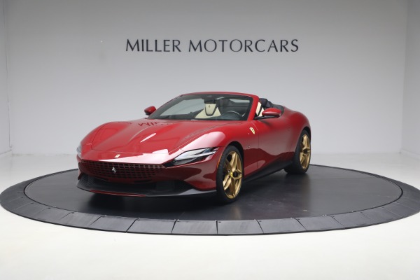Used 2025 Ferrari Roma Spider for sale $317,900 at Bugatti of Greenwich in Greenwich CT 06830 1