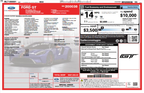 Used 2021 Ford GT for sale Call for price at Bugatti of Greenwich in Greenwich CT 06830 2