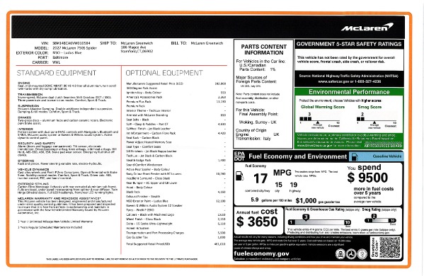New 2027 McLaren 750S Spider TechLux for sale $461,010 at Bugatti of Greenwich in Greenwich CT 06830 6
