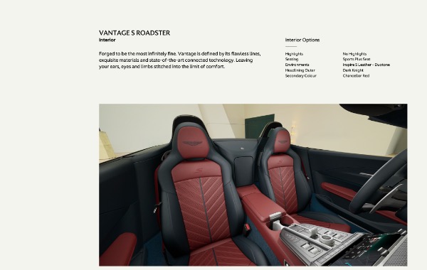 New 2026 Aston Martin Vantage S Roadster for sale $255,400 at Bugatti of Greenwich in Greenwich CT 06830 10