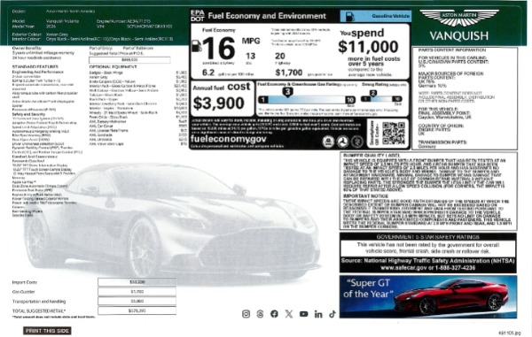 New 2026 Aston Martin Vanquish Volante for sale Call for price at Bugatti of Greenwich in Greenwich CT 06830 19