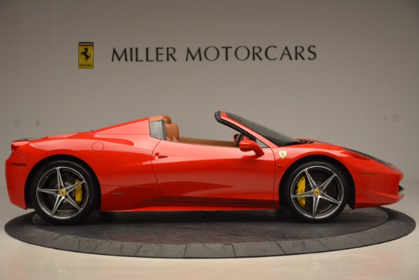 Used 2014 Ferrari 458 Spider for sale Sold at Bugatti of Greenwich in Greenwich CT 06830 9